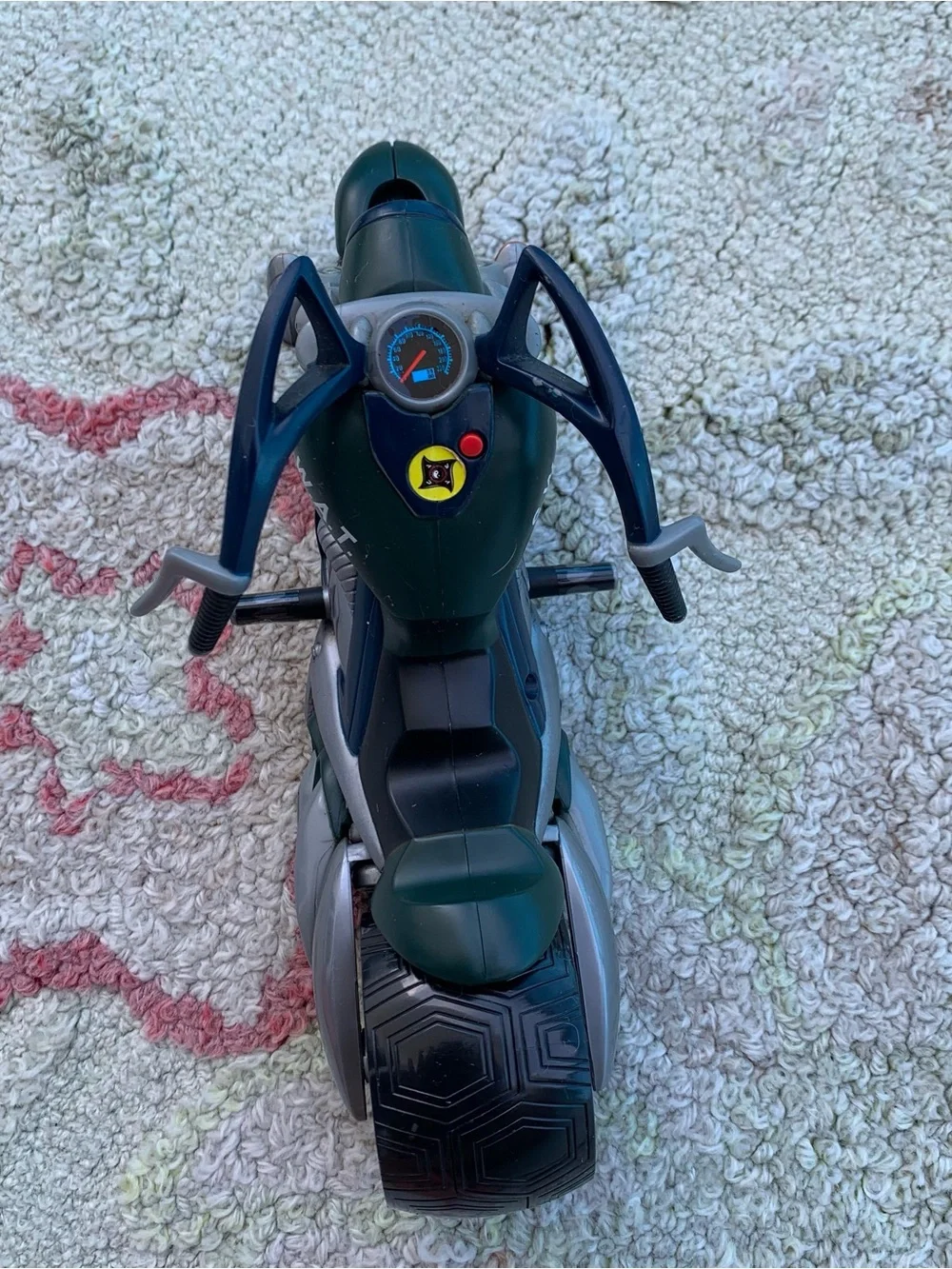 Vintage Chap Mei S.W.A.T. Police Toy Motorcycle Action Figure Bike